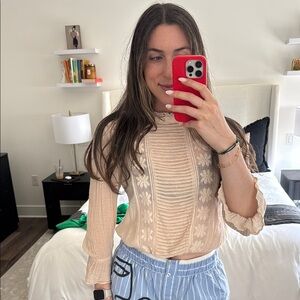 Light Pink Free People Top